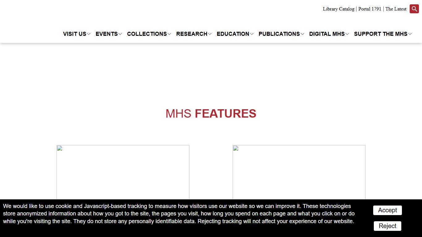 Massachusetts Historical Society: Home Page